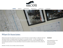 Tablet Screenshot of milaniassociates.com